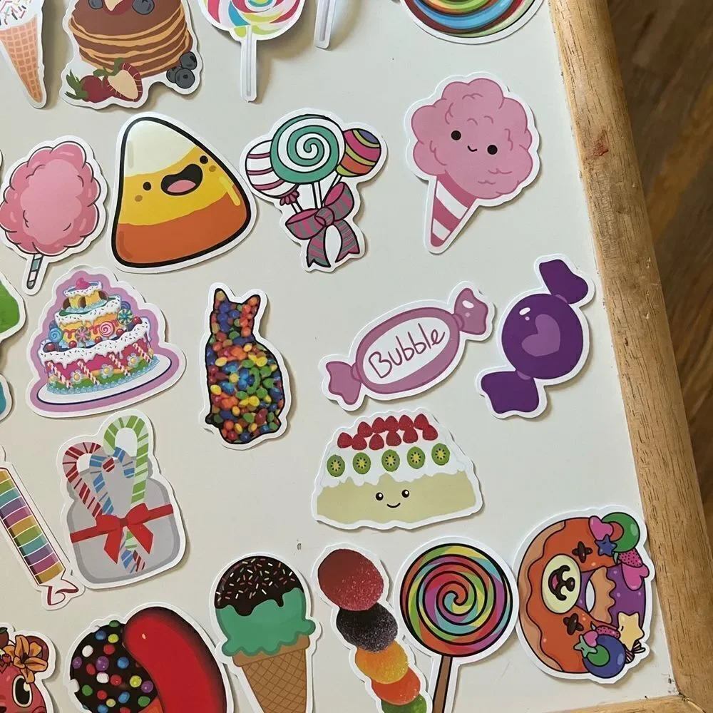 Candy/Sweets Stickers 50 Count - Picture 4 of 4